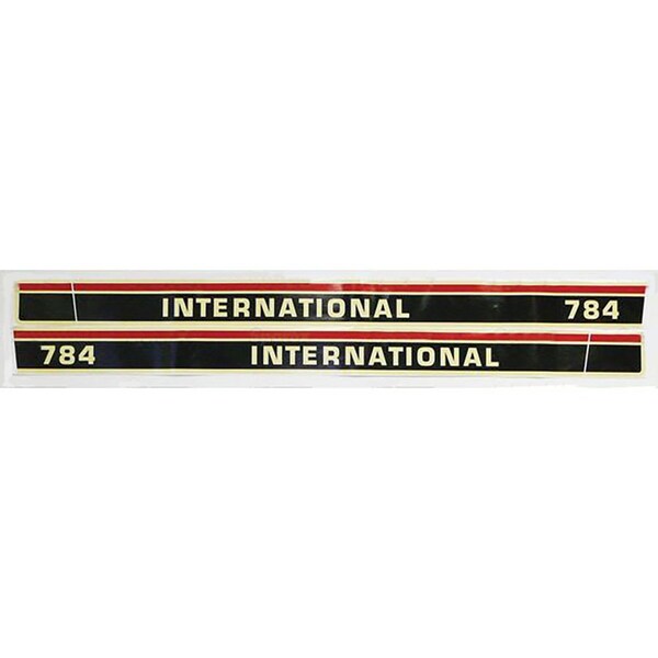 Aftermarket New Hood Decal Set Fits CaseIH Fits International Harvester Tractor Model 784 MAE30-0079 - main